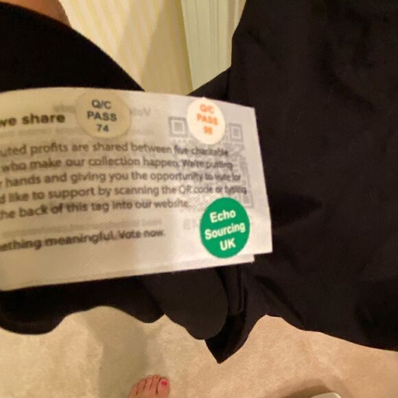 NINETY PERCENT ASTRID STRETCH TENCEL SJ ASYMETRIC STRAP DRESS - Picture 9 of 9